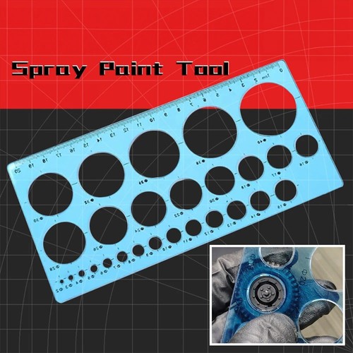 Model painting spray template - model,