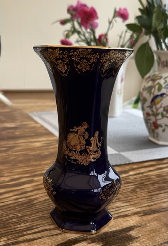 Vintage limoges blue castles - limoges,