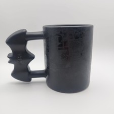 DC Comics Batman Batarang Shaped Black Ceramic Coffee/Tea Mug Black 