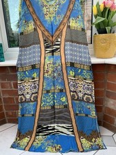 Arty Graphic Patchwork Kaftan Dress - Luxury Designer Maryan Mehlhorn M 14 16 18
