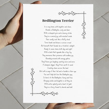 Bedlington Terrier Funny Poem