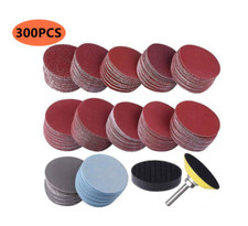 300Pcs 2" 80-3000 Grit Sanding