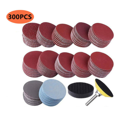 300pcs 3000 grit - 2", 80-3000