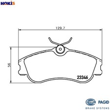 BRAKE PAD SET DISC BRAKE 8DB