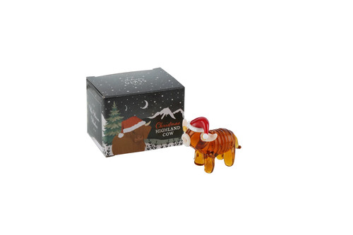 Artisan glass highland - artisan, cow