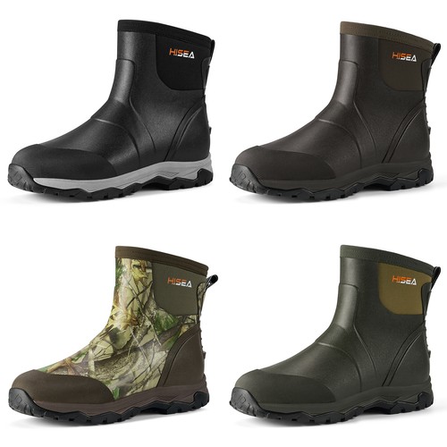 Hisea men ankle rain - ankle,