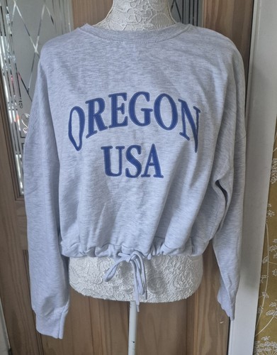Ladies cotton grey cropped - cotton,