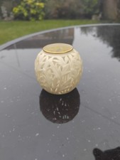 Graingers Worcester reticulated Small porcelain vase, . Royal Worcester.