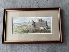 Harlech castle print - harlech, 11”