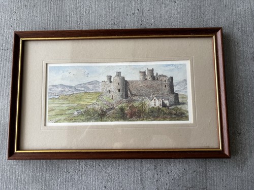 Harlech castle print - harlech, 11”