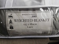 Weighted Blanket 6kg Grey size 125 x 180cm please see description