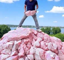 Large Huge Rose Quartz Crystal