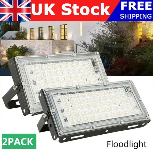240v 50w led flood - 2x, light