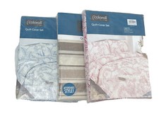 Collorol Essential Duvet set. Polycotton in four patterns. Size is double