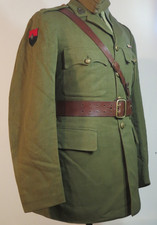 WW2 GHQ INDIA : WWII SIGNALS OFFICER SERVICE DRESS UNIFORM: Sam Browne