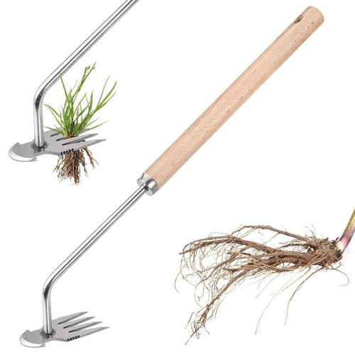 Long handle weed remover tool - long,