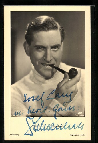 Postcard actor albrecht - postcard,