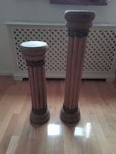 2nr Decoratve Wooden Pillars As Shown In Photos. Items Must Go
