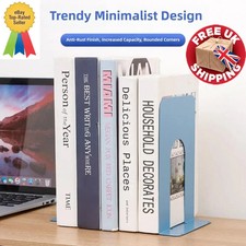 Bookends Metal Large Pair of