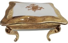 Limoges France Jammet Seignolles Porcelain Trinket Box - #3101