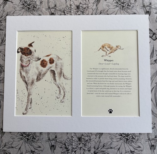 Mounted dog print - print, page