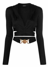 VERSACE Medusa Crop Hoodie