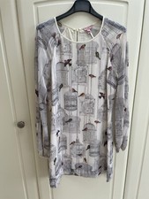 Ted Baker grey/white birdcage