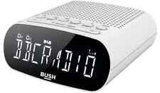 Bush Abbey DAB+ FM Clock Radio with LCD Display Alarm - White 4745165 R