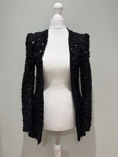 Zara Black Sequin Jacket