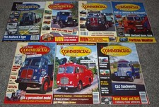 7 x Vintage Commercial Vehicles Mags 2000-2001 No 131-137 Lorries Trucks & Buses