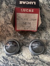 Vintage Lucas 54556 Number Plate Lamp 273