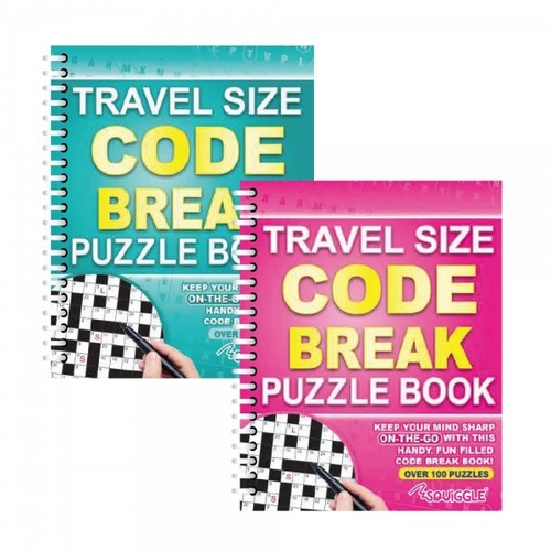 Code break puzzle book - code,