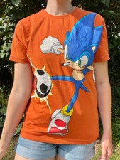 Boys Next SEGA Sonic The Hedgehog T Shirt Top Age 11 Years / Plush Figure Game