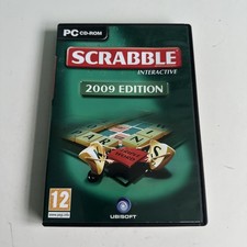 Scrabble Interactive Word Puzzle Board Game PreLoved PC CDRom 2009 Edition