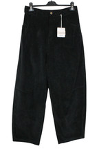 NEW PLUS SIZE LADIES WINTER COMFY CORDUROY WIDE LEG PALAZZO TROUSERS PANTS