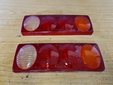 2x Rear Truck Tail Light Lens Bus Pickup Tipper Chassis Caravan Camper 4 Lights