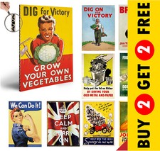 VINTAGE WW2 WAR PROPAGANDA Posters, Nostalgic Wall Art A3 A4 A5 Print Home Décor