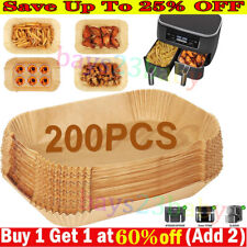 Disposable Air Fryer Paper Liners Non Stick Parchment Accessories for Ninja Dual