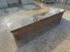 400mm wide x random length x 50mm thick reclaimed Yorkstone coping £32 per ft