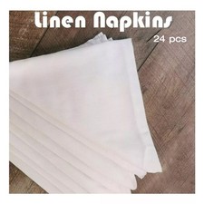 24 pcs Table Linen Napkins Dinner Cloth for Restaurant Hotel Wedding Top Quality
