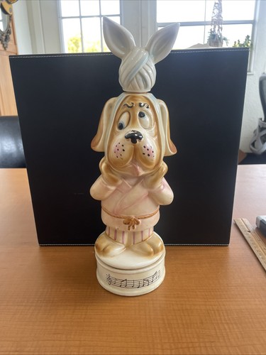 Musical decanter sad hound dog - decanter,