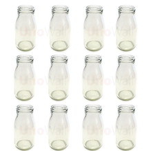 MINI MILK BOTTLES, x12 WITH