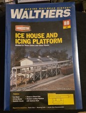 Walthers Cornerstone Icehouse and Platform Building Kit HO Gauge