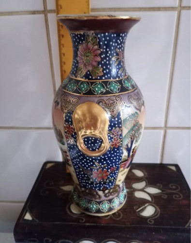 Antique japanese satsuma vase - japanese,