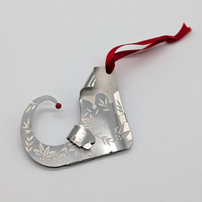 Elf Boot Rhodium Plated