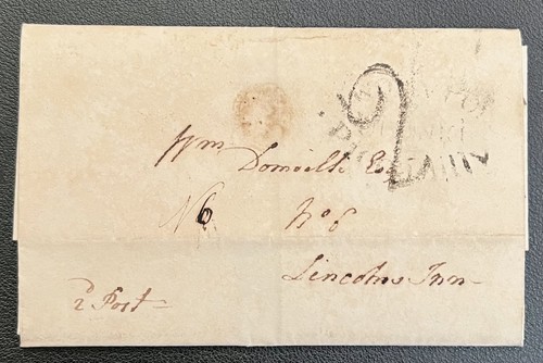 1815 pre stamp entire letter - pre-stamp,