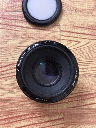 Canon lens 50mm 1 - ef, ii