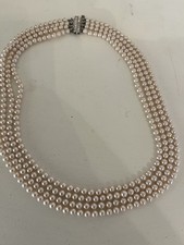 Vintage Faux Pearls 4 String
