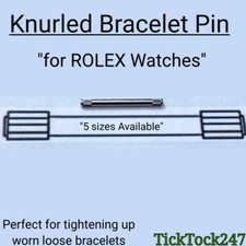 Knurled watch bracelet strap