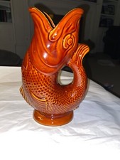 Vintage Brown Fish Glug /